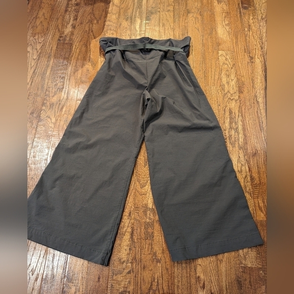 Vintage Y2K TAO Freedom of The Body Wide Leg Boho pants women's Gray size 12 - Picture 4 of 11